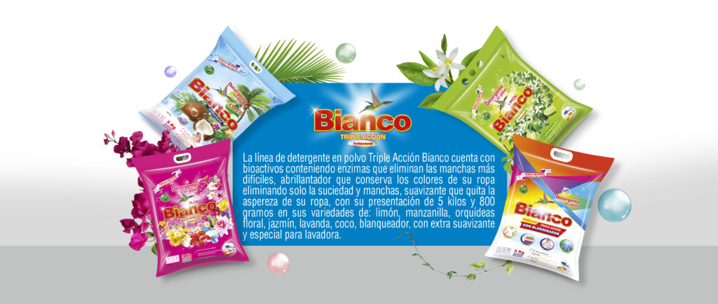 ARTE PORTADA LINEA DETERGENTE BIANCO