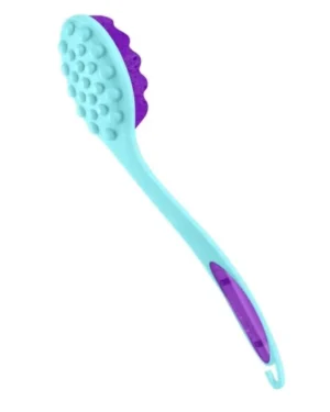 Cepillo para baño Belle con esponja para la espalda