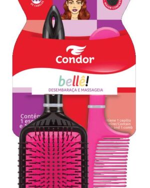 Pack Bellé Cepillo raqueta más peine k-8